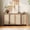 Nature, variant on Brafabhome 63" Wide Sideboard with Solid Wood Handles, 4 Doors Buffet Cabinet with Storage Shelf for Living Room, Dining Room, Entryway | Nature