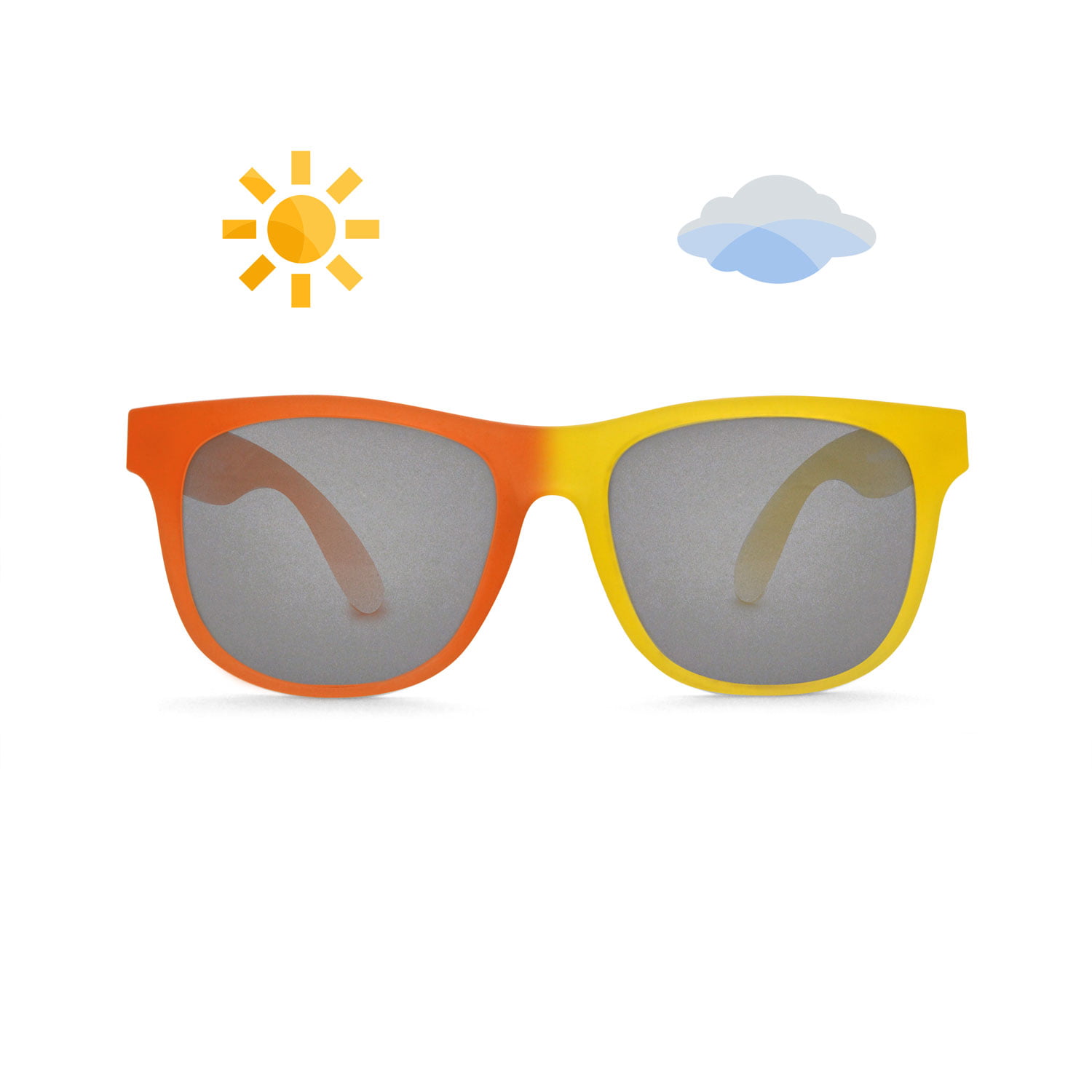Boy Girl Toddler Retro 2 Tone Horn Rimmed Sunglasses for Kids Lead Free w/UV 