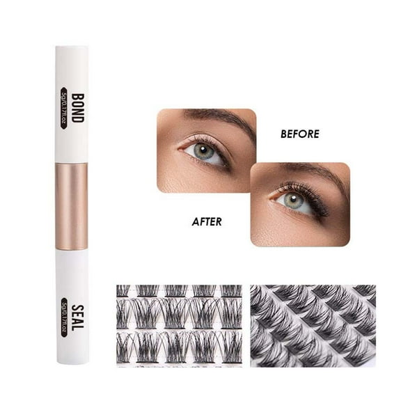 Hauiodp Strip Eyelash Glu Glue Long Lasting DIY Extension Glue 72 Hours