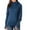 Blue, variant on BRGZLK Maternity Cowl Neck Hoodie Tops Casual Fashion Solid Color Diagonal Zipper Long Sleeve Hoodie Pullover Blouse Dark Gray L