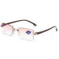 thumbnail image 4 of Lentes de lectura con zoom inteligente anti luz azul para uso cercano y lejano, con doble luz, 4 of 5