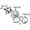 thumbnail image 2 of Kwikset Repair Cylinder, Keyed Alike, 2 of 2