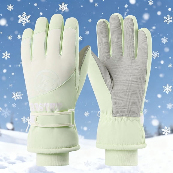 Roncen Winter Ski Snow Gloves for Men, Women, Youth | Touchscreen & Waterproof Cold Weather Hand Warming Gloves Winter Work Gloves