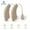 Glod, variant on ELCTRTICI Hearing Aids for Seniors, Noise Cancelling Rechargeable Hearing Aid with Multi-Level Volume & Frequency Adjustment, Single, Gold VHP-1220AX