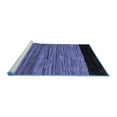 thumbnail image 2 of Ahgly Company Machine Washable Indoor Rectangle Abstract Blue Modern Area Rugs, 7' x 10', 2 of 4