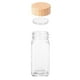 thumbnail image 1 of Ounissouiy Frasco de especias de vidrio con tapa Botella de condimento sellada cuadrada Almacenamiento de pimienta Hogar Cocina Restaurante Picnic Type2 NO2, 1 of 6