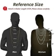 thumbnail image 7 of Men Women Hip Hop Hourglass Pendant Necklace 15mm Crystal Cuban Chain Iced Out Bling Necklaces Fashion Charm Jewelry, 7 of 7