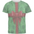 thumbnail image 1 of Green Christmas Present Costume Mens T Shirt, 1 of 2