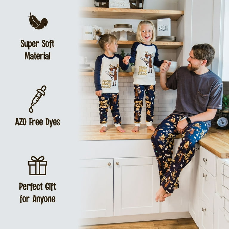 LazyOne Animal Pajama Pants for Men, Male Pajamas, Asleep At The Reel,  Small 