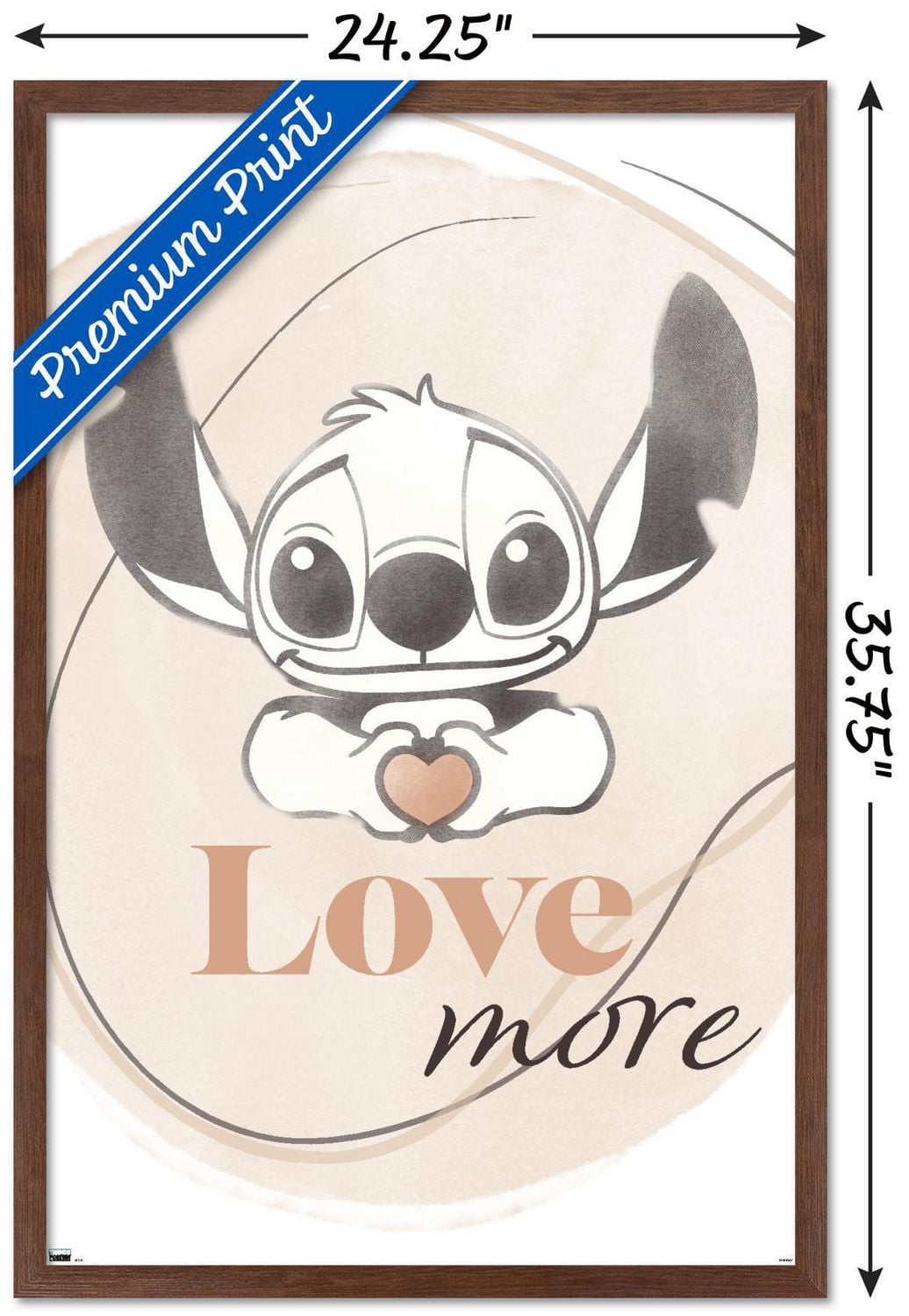 Disney Lilo and Stitch - Love More Wall Poster