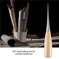 thumbnail image 3 of Inteprter Kit de herramientas para manualidades de cuero, agujas de coser a mano, punzón, punzón, trabajo de tallado, conjunto de Groover de sillín para De coser Inteprter HA021208-00, 3 of 5