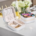 thumbnail image 6 of Mother's Day SnailStylish Jewelry Box Organizer with Imitation Metal Nylon Zipper & Compact Design, 6 of 6