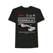 Men's Formula 1 F1 Black Graphic T-Shirt - Large