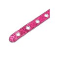 thumbnail image 6 of INSPIRE CHIC Women's Belts Hollow Eyelet Sequin Decoration Belt Versatile No-Punch Pin Buckle 107x3.3cm/42.1x1.3" Rose Red, 6 of 6