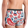 thumbnail image 5 of Kll Birds Flowers Men'S Cotton Boxer Briefs Underwear-Small, 5 of 9