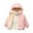 Pink, variant on REDARER Kids Short Puffer Jacket, Plush Lined Down Coat for Baby Boys Girls, Warm Autumn Winter Outwear,Size:5-6 Years