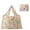 #4, variant on Reusable Foldable Shopping Bag - Large 30lb Capacity Tote with Pouch (Lightweight, Waterproof Grocery Bag for Women)