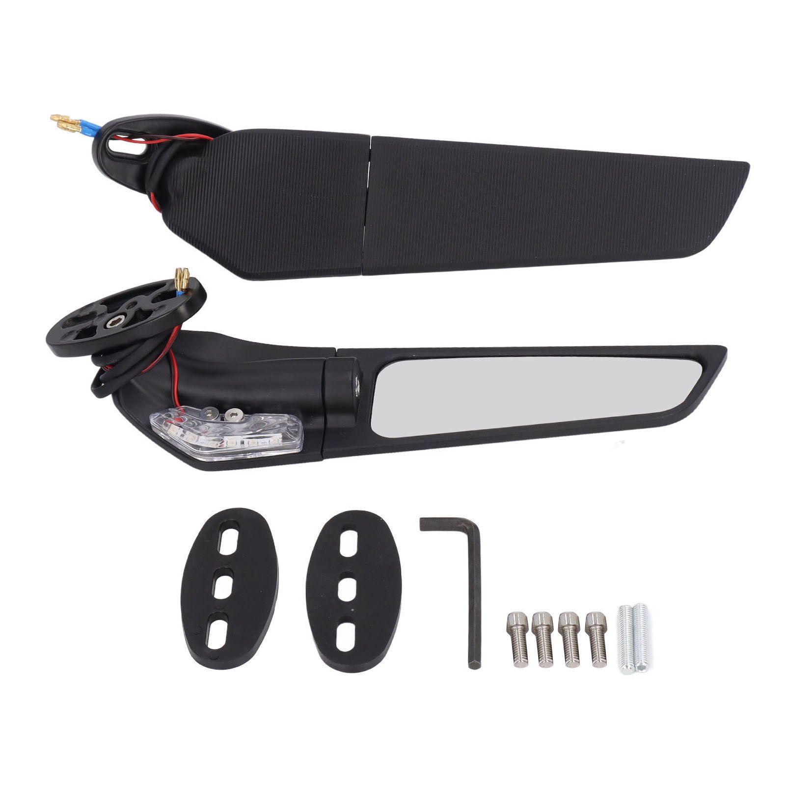 Motorcycle Side Wing Mirrors,Sport Motorcycle Left Right