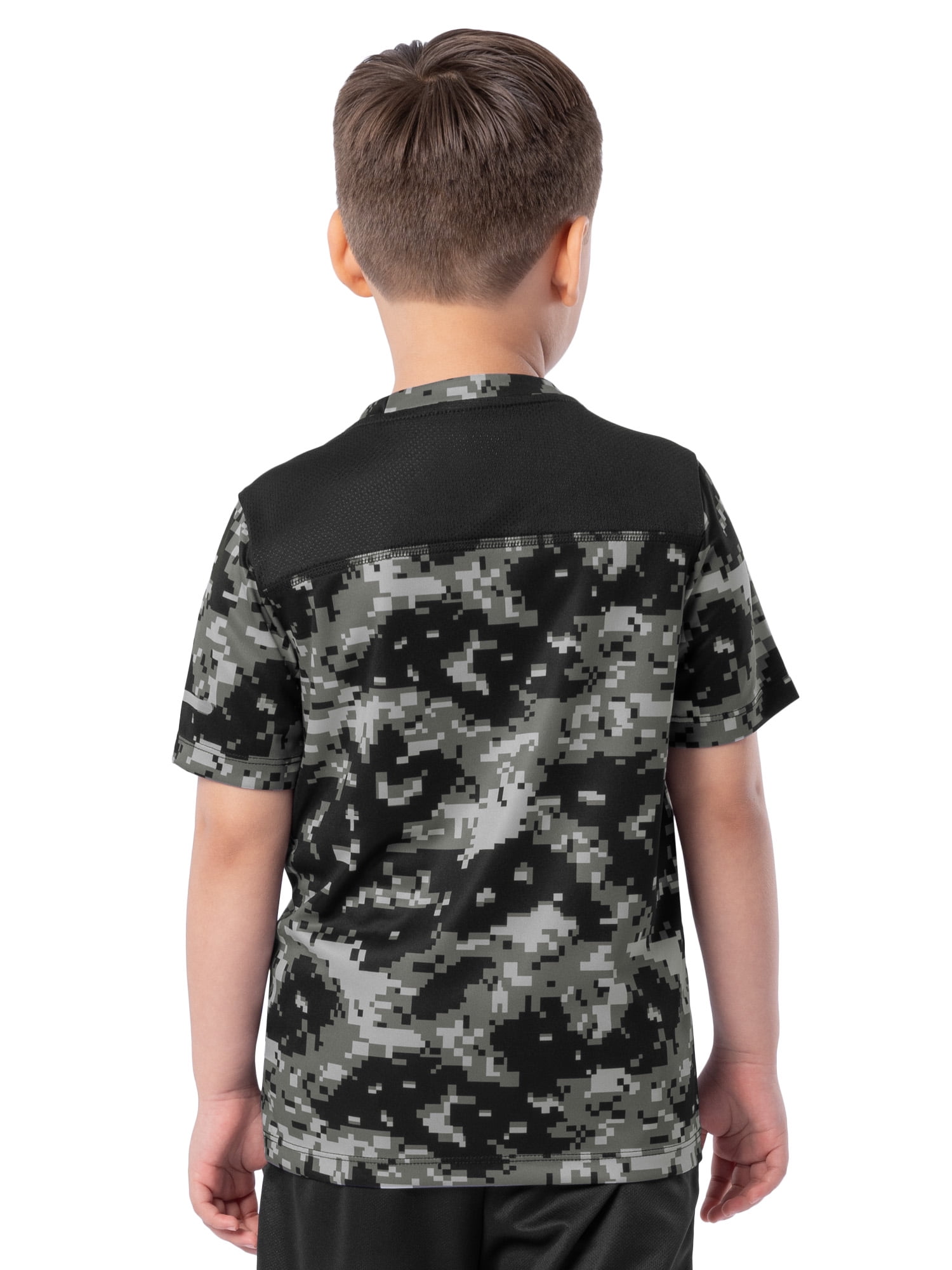 Athletic Works Boys Short Sleeve Core Active T-Shirt, Sizes 4-18 & Husky