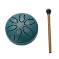 thumbnail image 5 of Mini tambor hueco de 3 pulgadas, tambor de lengüeta de acero de 6 vías, tambor hueco, tambor tranquilizador, instrumento de percusión, tambor hueco, instrumento portátil para niños, 5 of 5