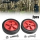 thumbnail image 2 of 2Pcs 5Inch/6 Inch Air Compressor Wheel Replacement Shock Absorption Non-Slip Air Compressor Caster Wheels, 2 of 5