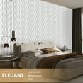 thumbnail image 4 of 29 Sq.Ft 3D Wall Panels, Modern Interior Accent Wall Panel Geometric Textured Wall Tiles for for Living Room Hotel Office,11.8"x11.8", 30Pack, 4 of 8