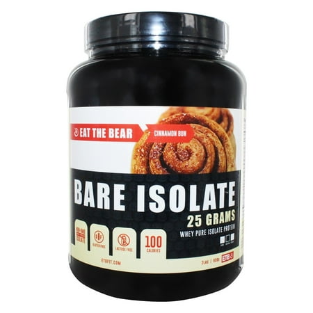 Eat The Bear - Grizzly Protein Pure Isolate Cinnamon Bun - 2 (Best Protein Foods To Eat)