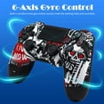 thumbnail image 4 of Game Controller for P4, Wireless Controller Compatible with P4/SLIM/PRO & PC with Dual Vibration & 6-Axis Gyro Sensor, 4 of 6
