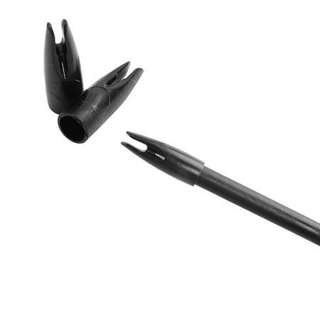 Worgeous Durable Arrow Tail Covers with Premium Plastic Material for Protection Black Lightweight Portable Hunting Archery Accessories 50PCS