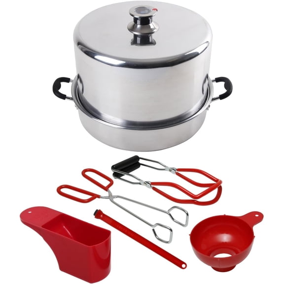 Steam Canner with Temperature Indicator (Aluminum Steam Canner Tools)