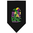 thumbnail image 2 of Pet and Dog Bandana Screen Printed, "Mardi Gras King", 2 of 10