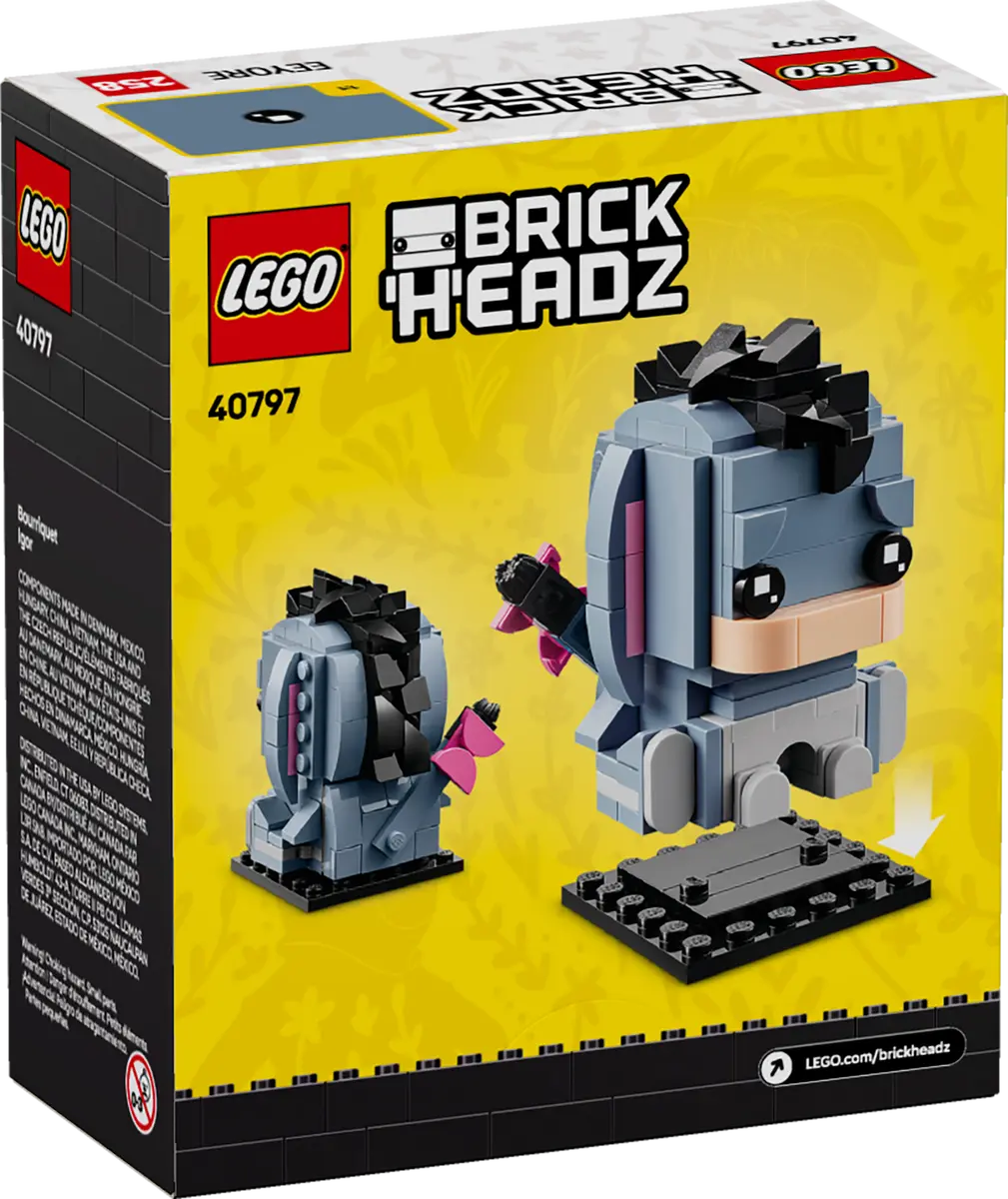 LEGO Brickheadz 40797 Winnie the Pooh Eeyore 156pcs