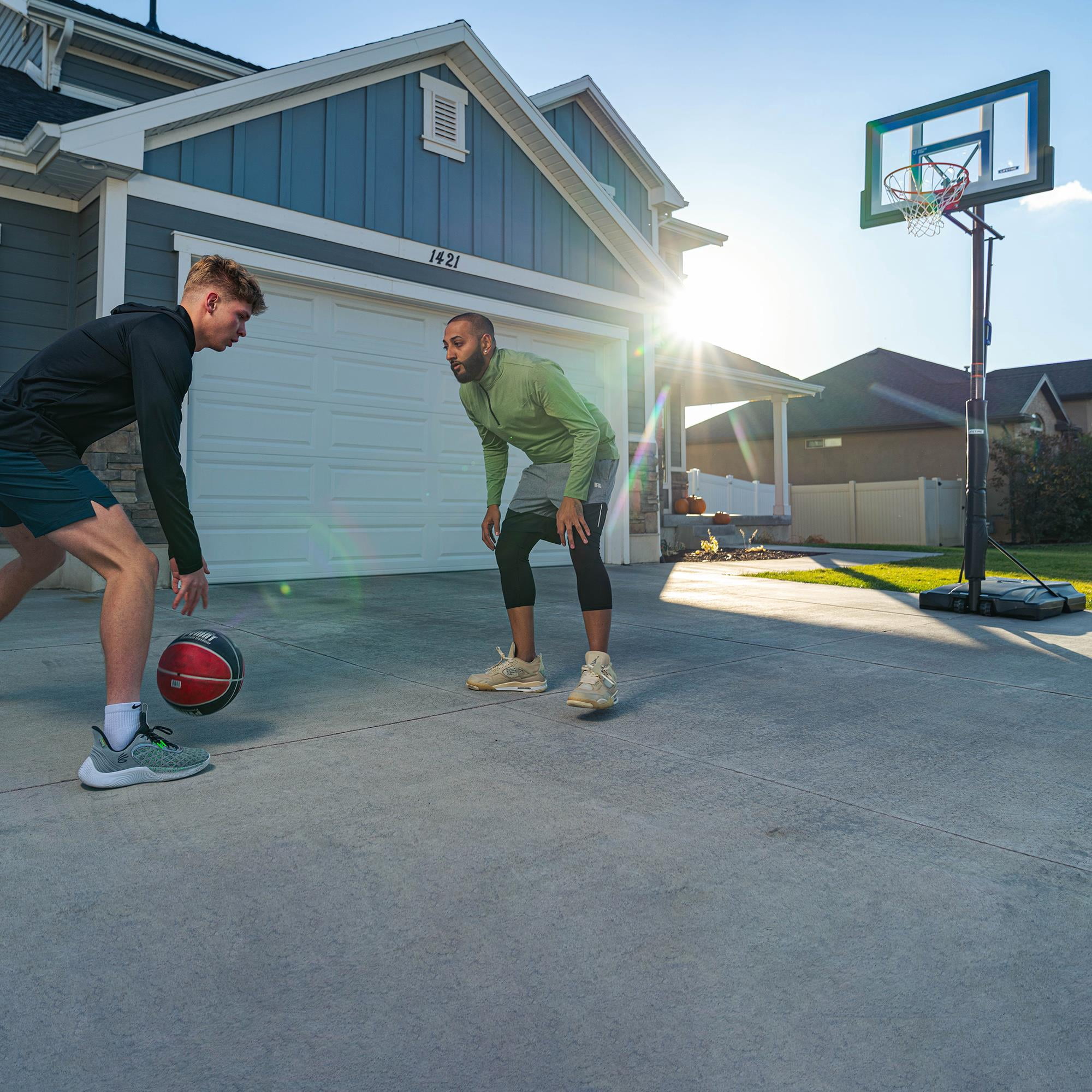 Lifetime New Soft Grip Pavement Premium Red Outdoor Basketball (29.5-inch) - 91277
