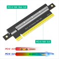 thumbnail image 3 of Adaptador de Tarjeta Elevadora PCI-e Express 5.0 16X Macho A Hembra, 3 of 5