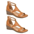 thumbnail image 1 of Jumpingount Manténgase cómodo todo el día con estas elegantes y elegantes sandalias de mujer Sandalias de verano para mujer Calzado Marrón 35, 1 of 6