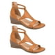 thumbnail image 1 of Jumpingount Manténgase cómodo todo el día con estas elegantes y elegantes sandalias de mujer Sandalias de verano para mujer Calzado Marrón 42, 1 of 6
