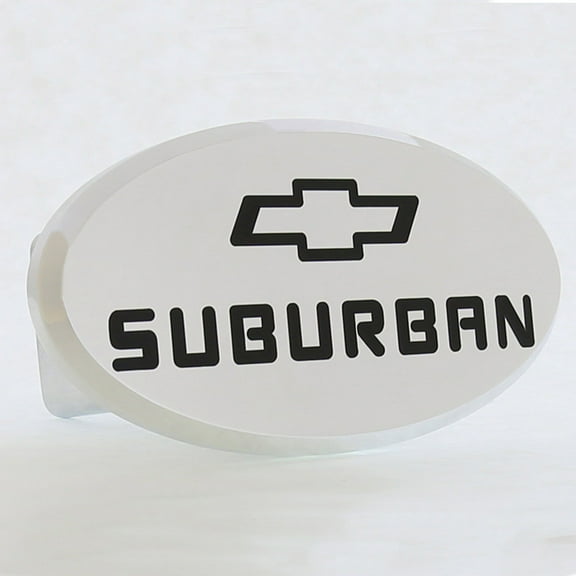 Chevrolet Suburban Engraved Oval Aluminum Tow Hitch Cover