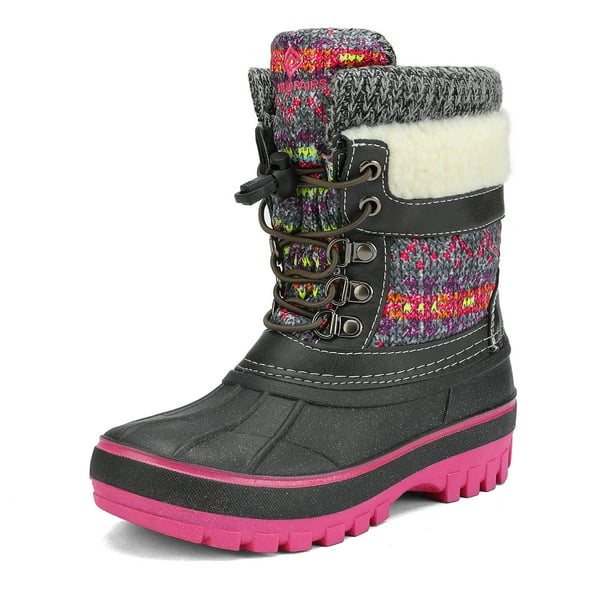 Dream Pairs DREAM PAIRS Toddlers Kids Boys Girls Winter Snow Boots