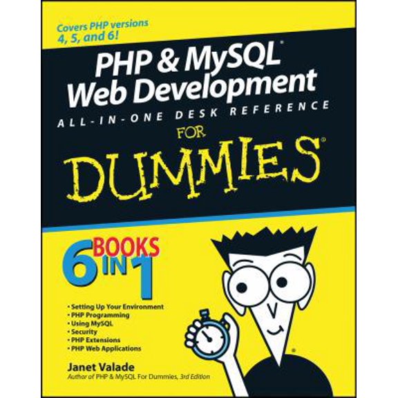 Pre-Owned PHP and MySQL Web Development All-In-One Desk Reference for Dummies (Paperback) 0470167777 9780470167779