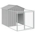thumbnail image 6 of vidaXL Dog House with Roof Anthracite 46.1"x400.4"x48.4" Galvanized Steel, 6 of 8
