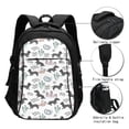 thumbnail image 3 of Balery Dachshund Dog Puppy Print USB Charging Backpack for Men and Women - Water-Resistant, Anti-Theft Laptop Backpack with USB Port for Travel, Work, School, and College, 3 of 7