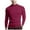 A02-Wine, variant on TOWED22 Men's Mock Turtleneck Sweater Long Sleeve Half Neck Pullover Thermal Casual Ribbed High Neck Pullover Sweater(White,XXL)