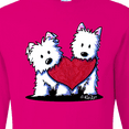 thumbnail image 4 of Inktastic Valentine Westie Duo Long Sleeve T-Shirt, 4 of 5