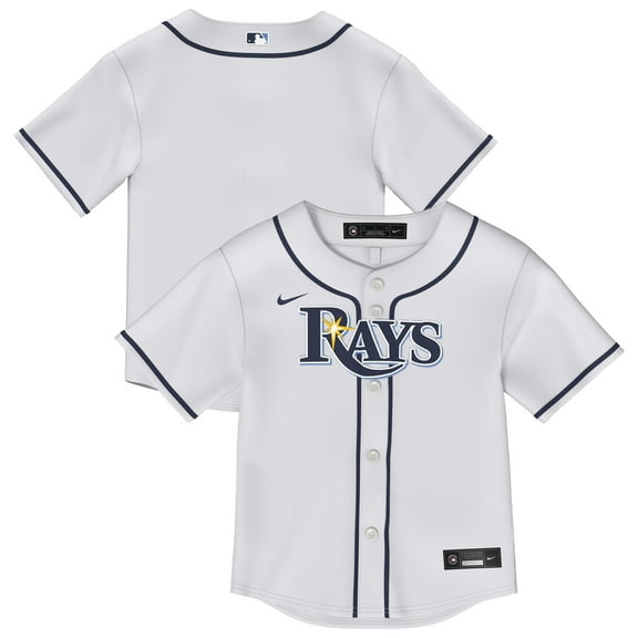 Toddler White Tampa Bay Rays Home Replica Jersey