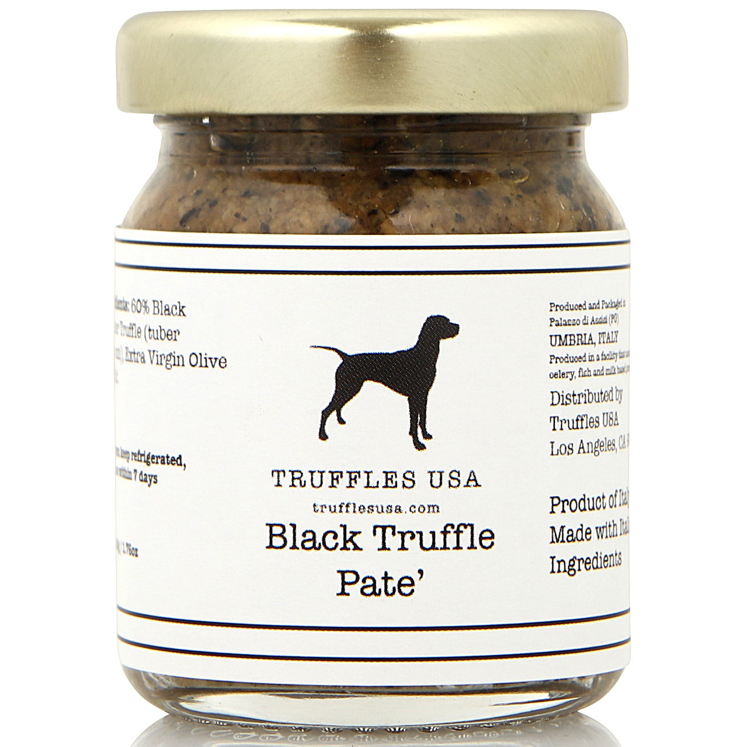TRUFFLES USA Black Truffle Pate' 1.76oz (50g) Product of Italy