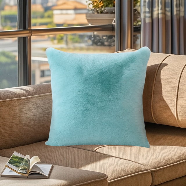 Fiudx Funda de Cojín Navideña, Poliéster Suave, Elegante Cremallera Invisible, Decoración para Sofá, Dormitorio, Sala de Estar, Accesorios de Verano para El Hogar, Opciones Multicolor, 45 X 45 Cm