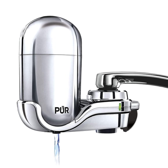 PUR | Filtro purificador de agua soporte vertical para llave | 3 etapas |Renewed | FM-3700 PUR FM-3700