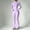 Light Violet, variant on TZZQ Womens 2 Piece Yoga Outfits Fitted Long Sleeve Zipper Crop Jackets High Waist Elastic Flare Pants Slim Fit Casual Matching Outfits Flare Legging Workout Sets Athletic Sets Light Green S