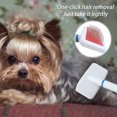 thumbnail image 3 of Peine para el cuidado de mascotas, herramienta de acero inoxidable para el cuidado de mascotas, cepillo para el pelo de perros y gatos., 3 of 7
