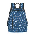 thumbnail image 1 of Balery Cartoon Geese With Xmas Mochila ligera para hombre y mujer: duradera e impermeable, ideal para la escuela, el trabajo, viajes y uso diario., 1 of 7